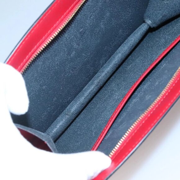 LOUIS VUITTON Epi Trousse Crete Clutch Bag Red - Picture 13 of 15